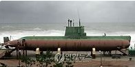 North Korean Sang-O class submarine ran aground in South Korean waters